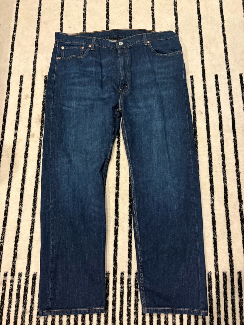 Levis 505 Dark Blue Denim Jeans